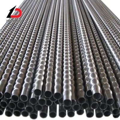 Customized Heat Exchanger Pipe Power Plant Spiral Groove Outer Enamel Steel Pipe Boiler Air Heat Exchanger Threaded Enamel Steel Pipe