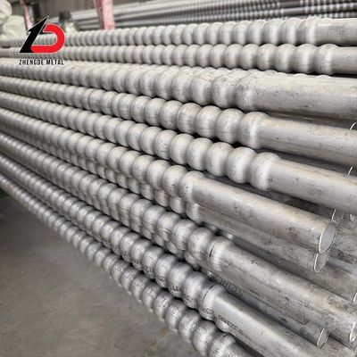 Customized Heat Exchanger Pipe Power Plant Spiral Groove Outer Enamel Steel Pipe Boiler Air Heat Exchanger Threaded Enamel Steel Pipe