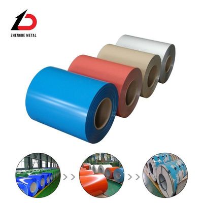 PPGI 코일 0.28mm 0.3mm 0.32mm 0.5mm 사용자 정의 너비 Ral 색상 1mm-30mm