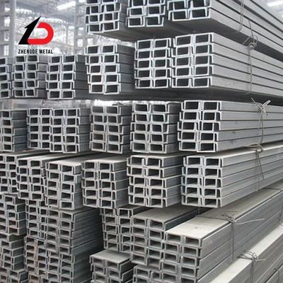 ASTM A36 Q235 Ss400 Q345b S235jr A992 A572 등급 50 고강성 철기 넓은 플랜지 저탄소 철기 C 채널 철기