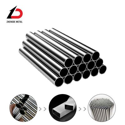 ASTM AISI 201 304/304L 316/316L 310S 309S 409 904 430 공장에서 직접 판매하는 가격과 함께 원형 및 제곱 스테인리스 스틸 파이프