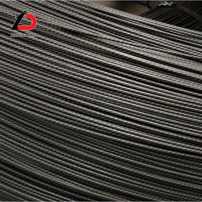 전압 콘크리트 스트랜드 와이어 3.8mm 4mm 4.8mm 5.0mm 6mm 7mm 나선 리버드 고 탄소 긴장 PC 강철 와이어